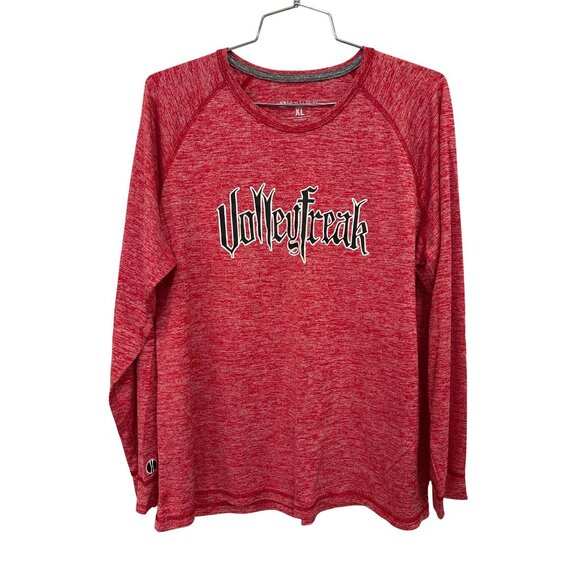 Holloway Shirt Size XL Volleyfreak Pullover Long Sleeve Tee Volleyball Active - Picture 1 of 6